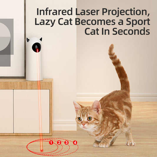 Jouet Laser Automatique Électrique pour Chat – Stimulateur Interactif Infrarouge