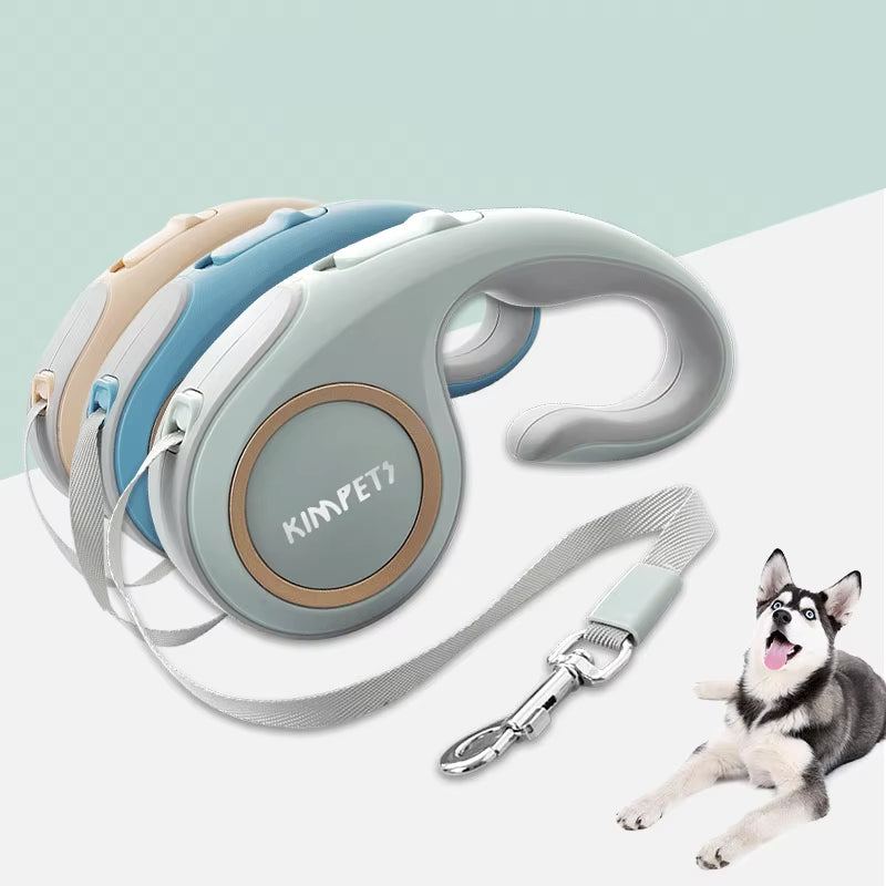 Laisse Rétractable Automatique pour Chien – Promenade Extensible 🐾