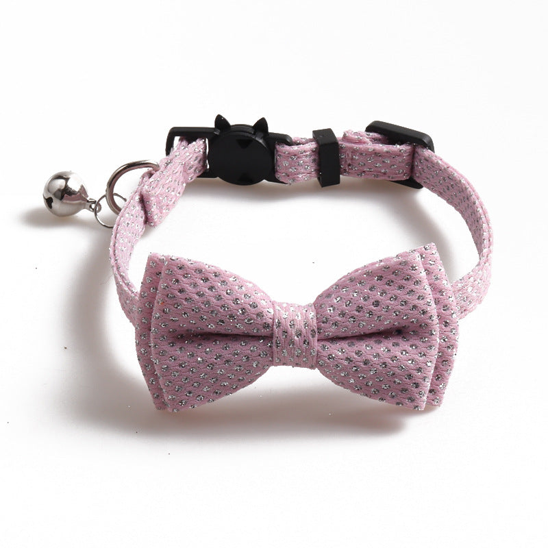 Collier Brillant avec Nœud pour Chat 🐾
