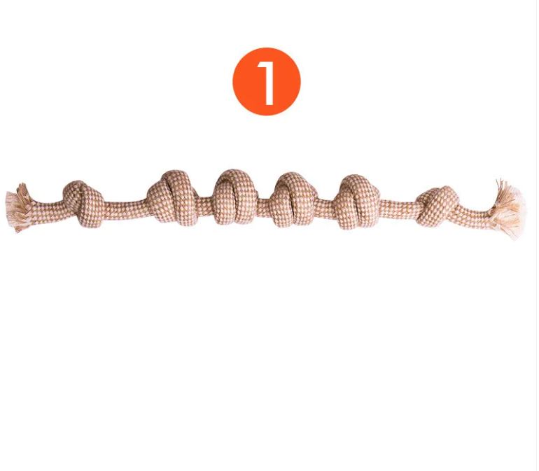 Amusement Écoresponsable pour Votre Chien – Ensemble de Jouets en Corde de Chanvre et Coton Naturel (9 pièces) 🐾