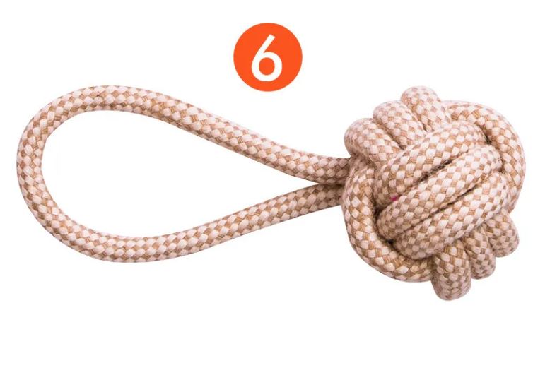Amusement Écoresponsable pour Votre Chien – Ensemble de Jouets en Corde de Chanvre et Coton Naturel (9 pièces) 🐾