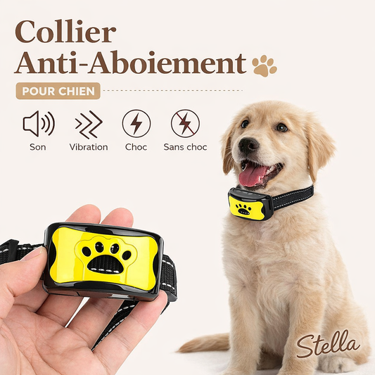 Collier Anti-Aboiement Intelligent pour Chien 🐾