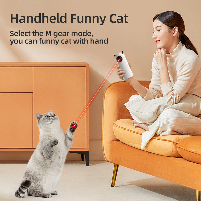 Jouet Laser Automatique Électrique pour Chat – Stimulateur Interactif Infrarouge